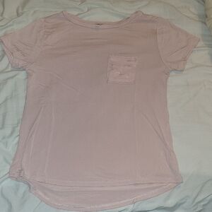 Light Pink T-Shirt with Pocket